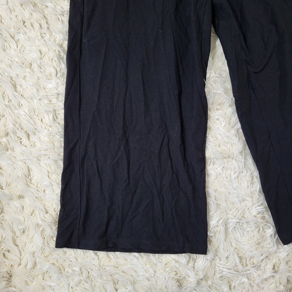 Eileen Fisher Wide Leg Black Pants - Size 10 - Picture 3 of 16